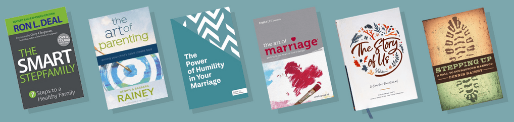 Displaying some resource books from Shop.FamilyLife.com