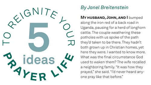 5 ideas to reignite your prayer life