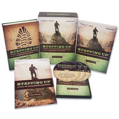 Stepping Up Video Series Leader Kit. Bible study for men.